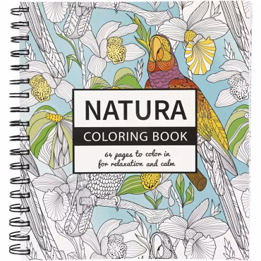 Antistress målarbok, natur
