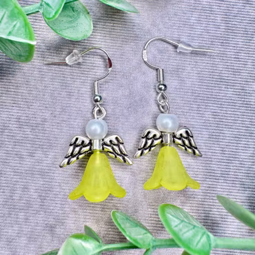 Änglaörhängen – gula