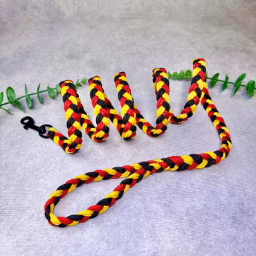 Handgjort Hundkoppel i Brynäsfärger – 180 cm