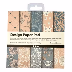 Designpapper, rosa