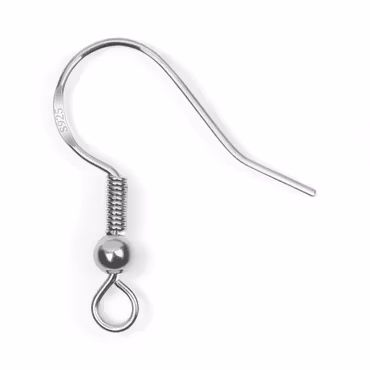 Hypoallergeniska örhängeskrokar – 925 silver pläterad koppar (5 par)