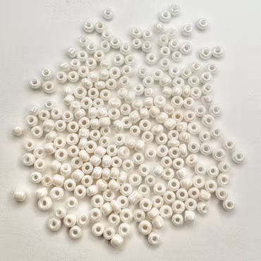 Seed Beads Pärlemorvit, 7g