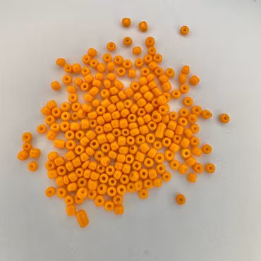 Seed Beads Orange, 7g
