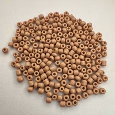 Seed Beads Ljusbrun, 7g
