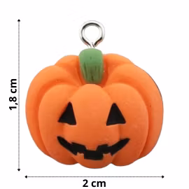 Pumpa-berlock – Halloween DIY