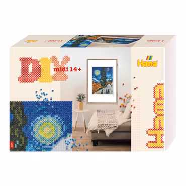 Hama Midi Art Van Gogh 10000 st – Road with Cypress and Star