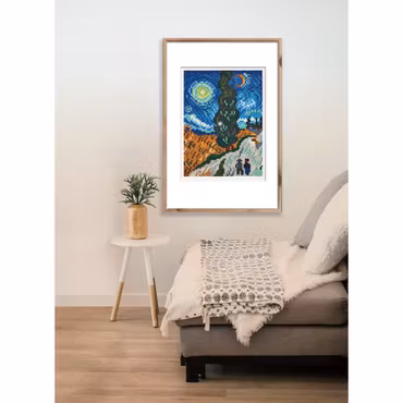 Hama Midi Art Van Gogh 10000 st – Road with Cypress and Star