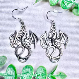 Drakörhängen – silverfärg​​​