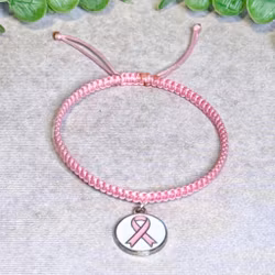 Rosa bandet armband rund
