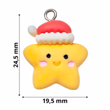 Julstjärna med tomteluva