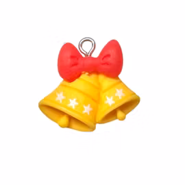 Julklockor med röd rosett