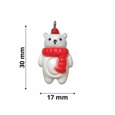 Isbjörn med halsduk