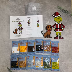 Pärlpaket Max och Grinchen - Allt i ett