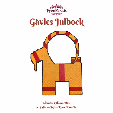 Pärlmönster Gävles Julbock