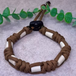 Hasselnötbrunt Fästinghalsband – Naturligt skydd med EM®-keramik