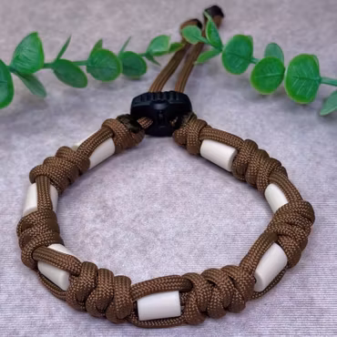 Hasselnötbrunt Fästinghalsband – Naturligt skydd med EM®-keramik