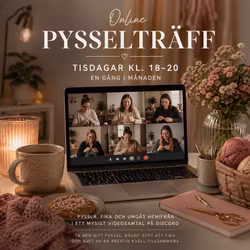 Pysselträff online på Discord den 12 Maj