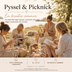Pyssel & Picknick – 30 maj i Stenebergsparken i Gävle