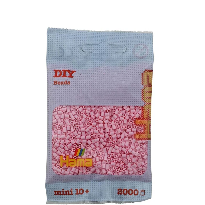 Hama Mini Pastelljusrosa no.95 - 2000 st