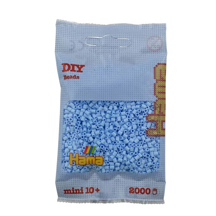 Hama Mini Pastelljusblå no.97 - 2000 st