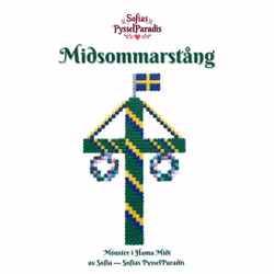 Pärlmönster Midsommarstång