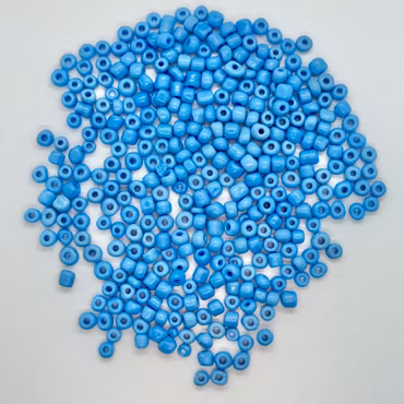 Seed Beads Blå, 4 mm
