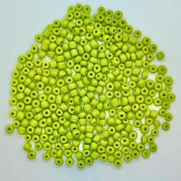 Seed Beads Grön, 4 mm