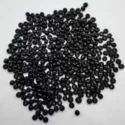 Seed Beads Svart, 4 mm