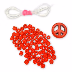 DIY-kit Fredsarmband – Röd
