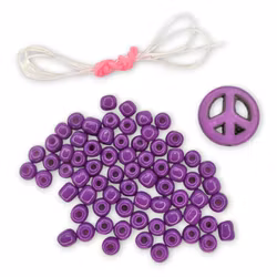 DIY-kit Fredsarmband – Lila
