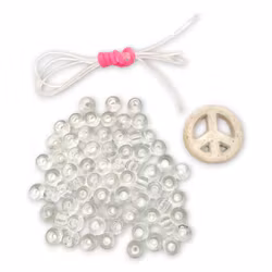 DIY-kit Fredsarmband – Transparent