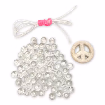 DIY-kit Fredsarmband – Transparent