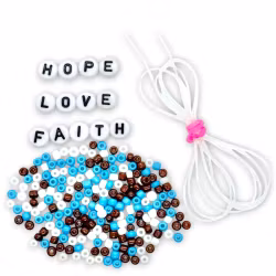DIY-armbandskit HOPE LOVE FAITH