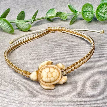 Somrigt armband med sköldpadda