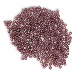 Seed Beads frostad-transparant plommon, 7g