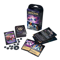 Disney Lorcana TCG: Rise of the Floodborn Starter Deck Amethyst & Steel