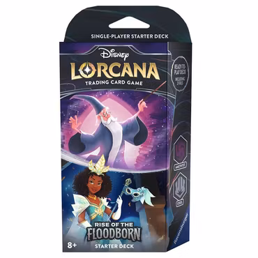 Disney Lorcana TCG: Rise of the Floodborn Starter Deck Amethyst & Steel
