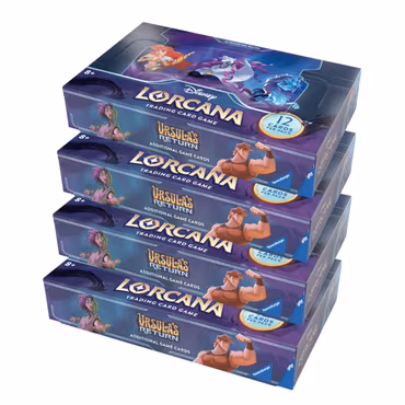 Disney Lorcana TCG: Ursula's Return Booster Box x4 - Case