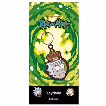Rick and Morty Nyckelring - Rick Sanchez 'King of Shit'