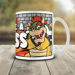 Super Mario Mugg Bowser 'Like a Boss'