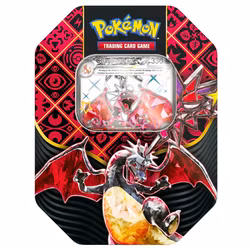 Pokemon Scarlet & Violet 4.5: Paldean Fates Tin - Shiny Charizard ex