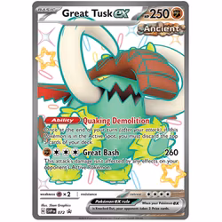 Pokemon Scarlet & Violet 4.5: Paldean Fates Tin - Shiny Great Tusk ex