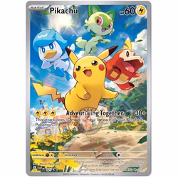 Pikachu - 027 Black Star Promo - Pokemon Paldea Evolved (Förseglad)