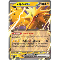 Zapdos ex - SVP049 Black Star Promo - Pokémon Scarlet & Violet: 151