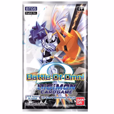 Digimon Card Game Battle of Omni BT05 Booster Pack