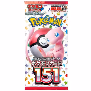 Pokemon Scarlet & Violet: 151 Booster Pack (Japansk)