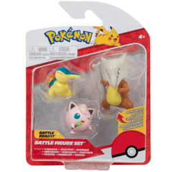 Pokémon Battle Ready Figure 3-pack (Cyndaquil, Jigglypuff, Marowak)