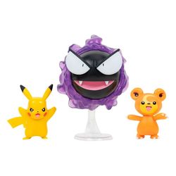 Pokémon Battle Ready Figure 3-pack (Teddiursa, Pikachu & Gastly)