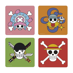 One Piece Drinkunderlägg 4-Pack