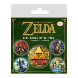 Zelda Knappar 5-Pack